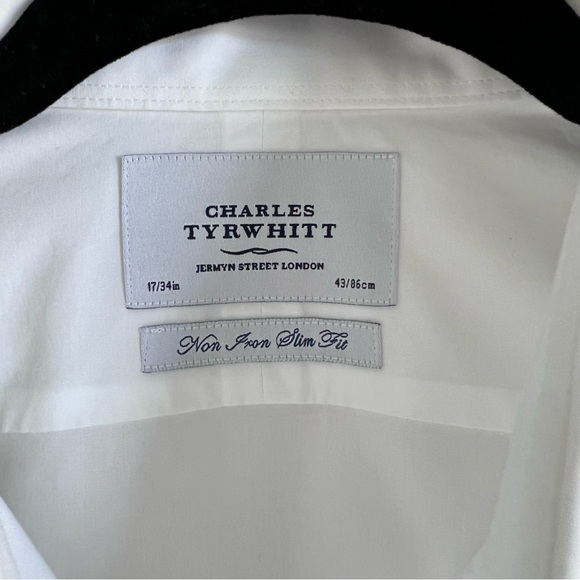Charles Tyrwhitt Men’s White Button Down Shirt - Picture 6 of 11